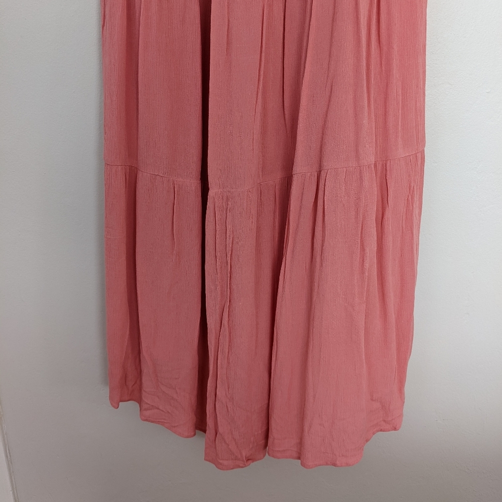 LOFT Flutter Sleeve Tiered Dress - Picture 9 of 11